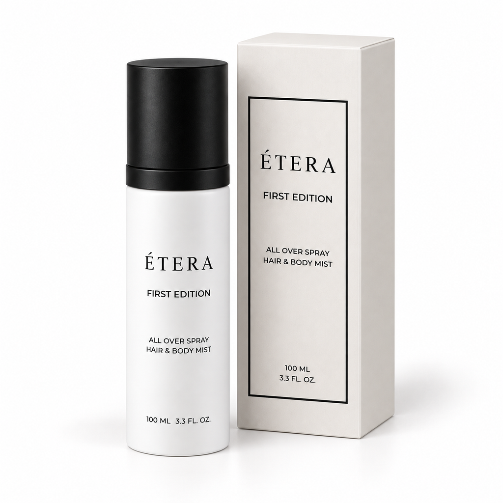 ÉTERA First Edition All Over Spray 100 ml with box, angled view