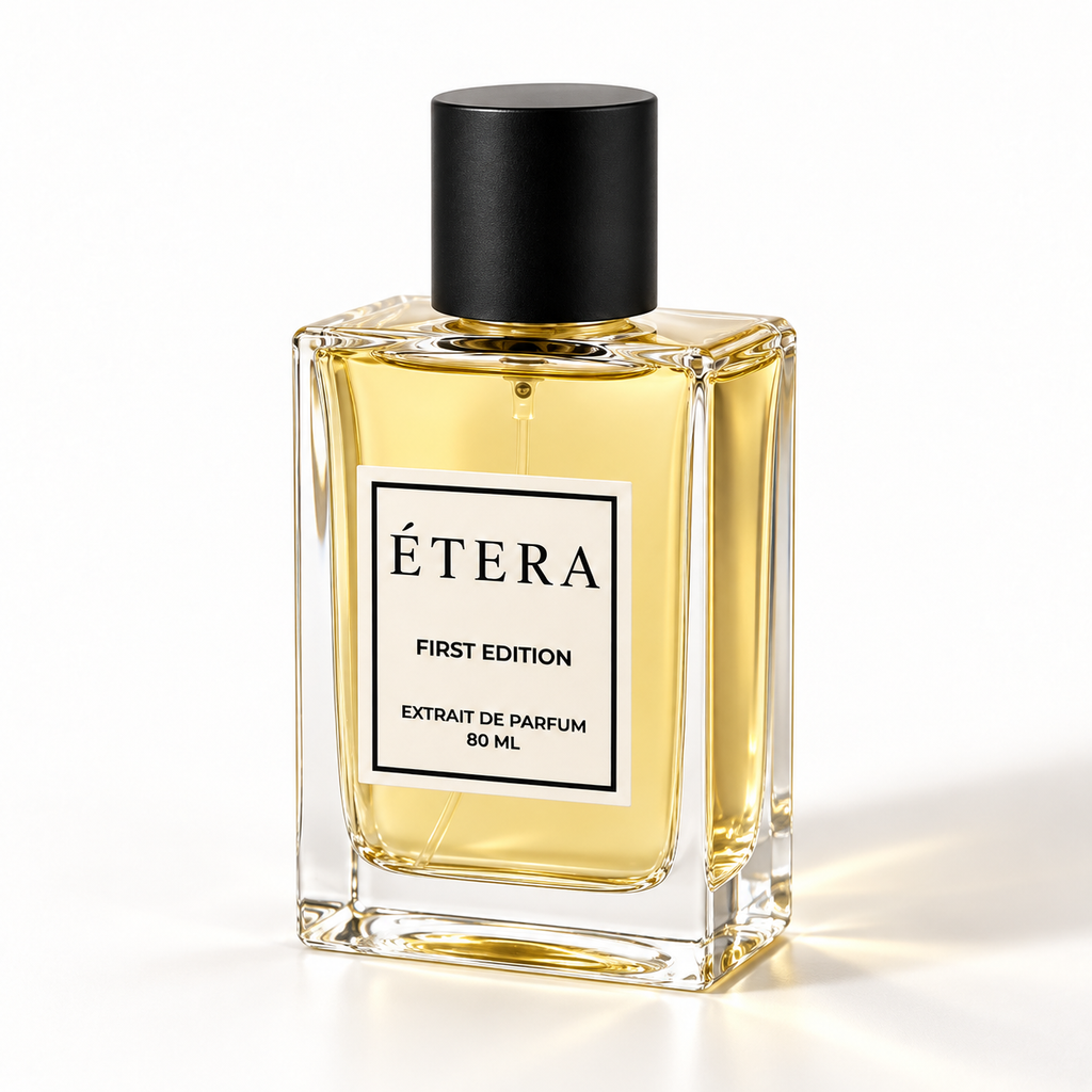 ÉTERA First Edition Extrait de Parfum 80 ml bottle, detail view